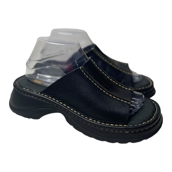 Caterpillar Urban Equipment Women’s Black Leather Chunky Sandals - Picture 1 of 9